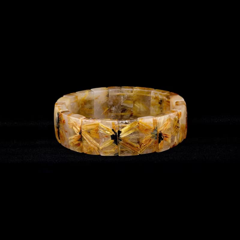 寶麗金珠寶-天然鈦晶花手排