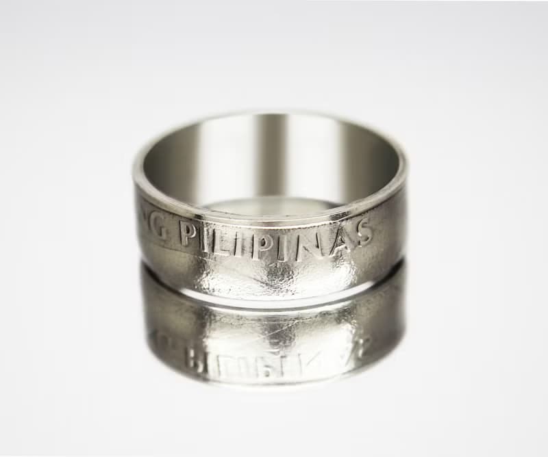 Philippines Coin Ring 50 Sentimos 1983-1990 philippines peso ring filipino gift