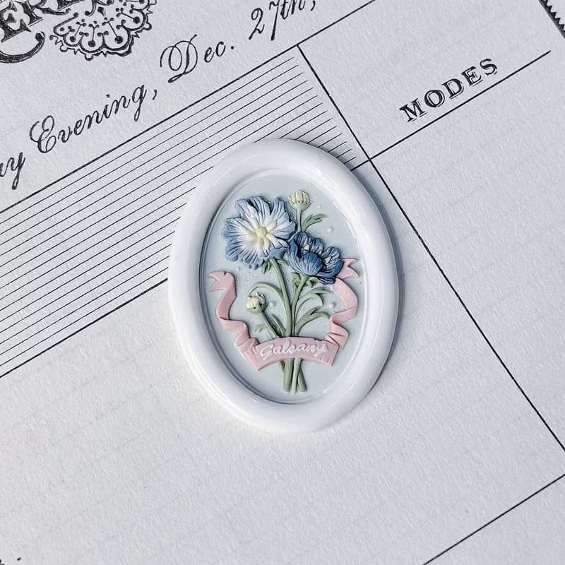 Facula 原創設計 花束立體3D 火漆封蠟