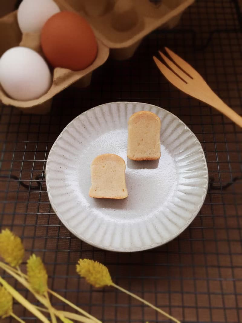 袖珍麵包磁鐵  –  山形厚片白吐司