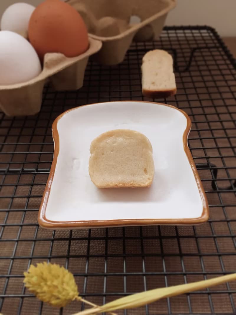 袖珍麵包磁鐵  –  山形厚片白吐司