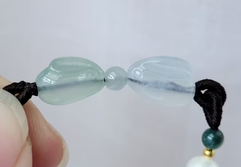 親翠 天然翡翠 高冰親嘴長耳兔手環 | 生肖兔 | 萌感加倍