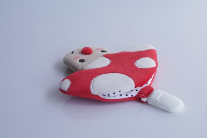 Bucute開心菇菇護身符.御守套.平安符袋/寶寶專用/手工製作/