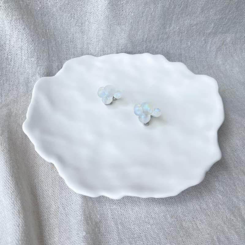 TeenyTinyCraft | 雲泡 • 兩色 手工耳環/耳夾