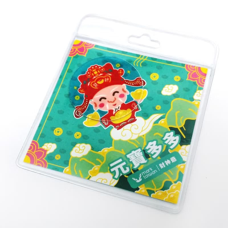 麥麥大節慶-財神爺 手機擦布貼 | 文化節慶 開運祈福 實用送禮