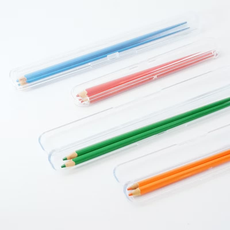 日本製 色鉛筆造型 筷子 18cm S size 餐具 筷子 環保餐具 筷架