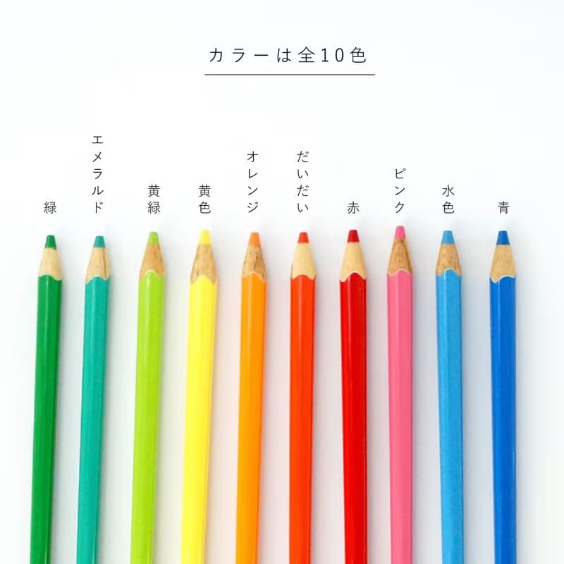 日本製 色鉛筆造型 筷子 18cm S size 餐具 筷子 環保餐具 筷架
