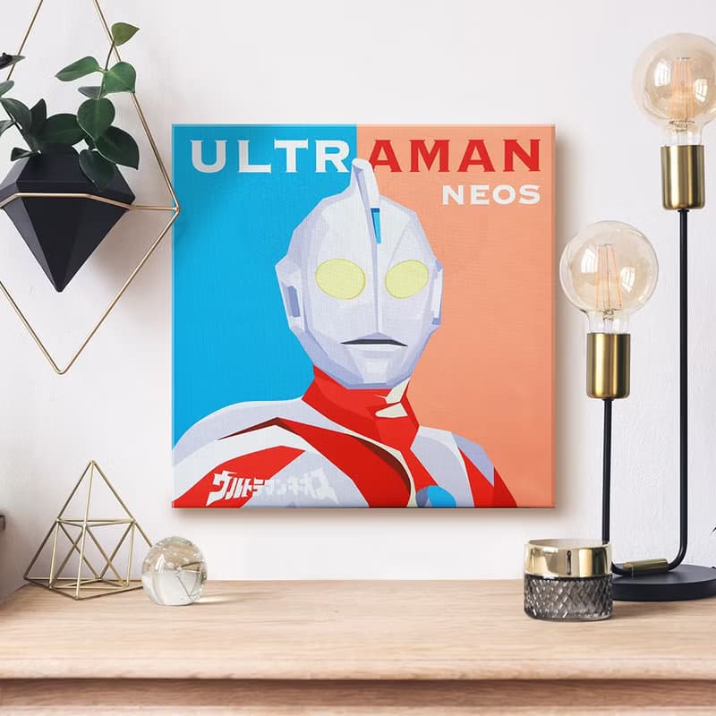 【日本 VisualSonic】藍牙畫布音箱 聯名款- Ultraman Neos