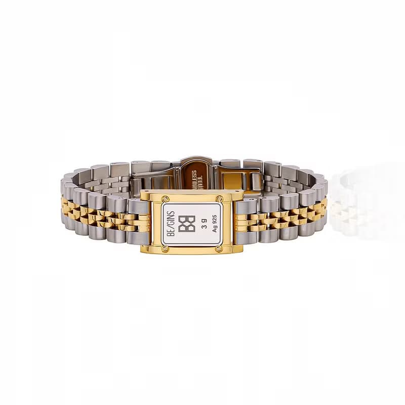 NCT PICK | GRAM SILVER BAR WATCH BRACELET_Combi
