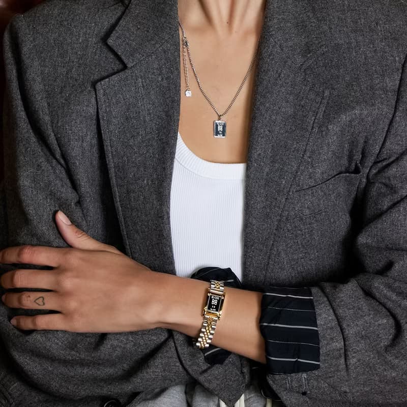 NCT PICK | GRAM SILVER BAR WATCH BRACELET_Combi