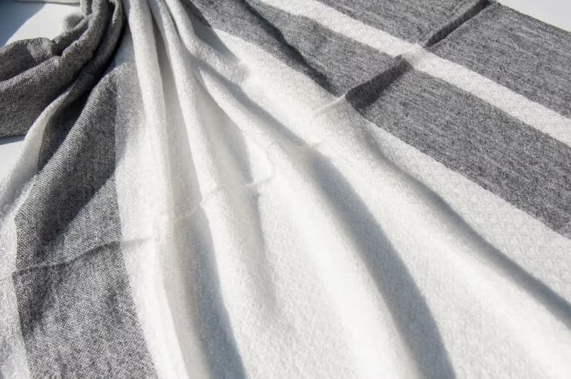 喀什米爾Cashmere 針織圍巾 純羊毛圍巾 手織圍巾 編織圍巾-北歐