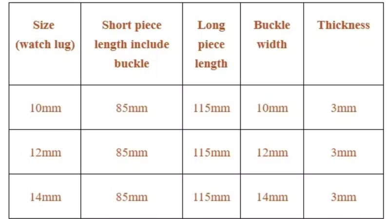 Timeless Watchband 復古手工製牛皮錶帶 10/12/14MM