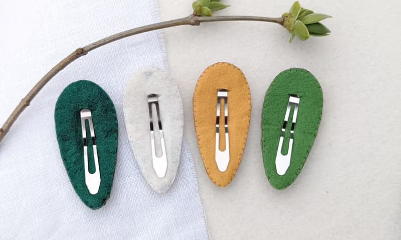 蘑菇髮夾飛木耳髮夾毒菌飾品刺繡