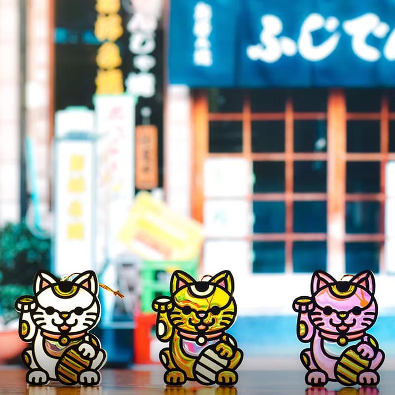 招福貓 招財貓 掛飾 / 匙扣 l 龍年 福貼 揮春 春聯 招財