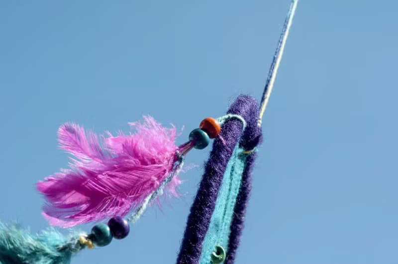 波希米亞手工編織棉麻南美捕夢網吊飾dream Cather-Mandala曼陀羅