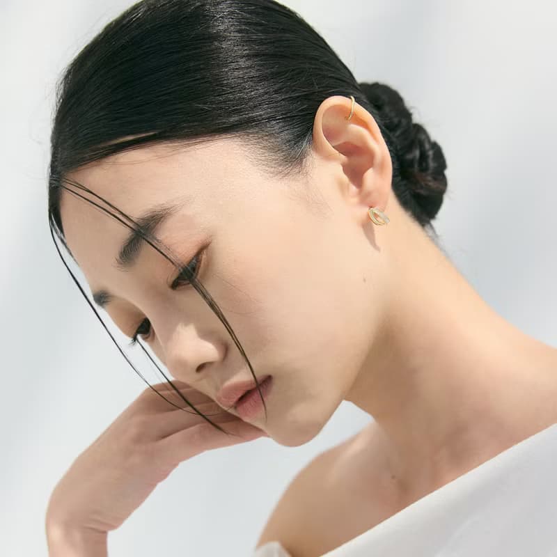 【NEW新品上市】朝光。珠母貝耳環