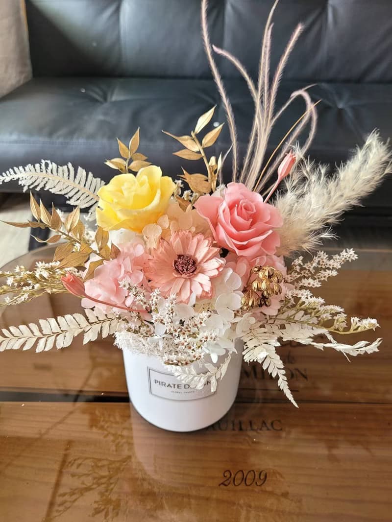 秋日浪漫 妝點輕奢優雅生活 永生盆花