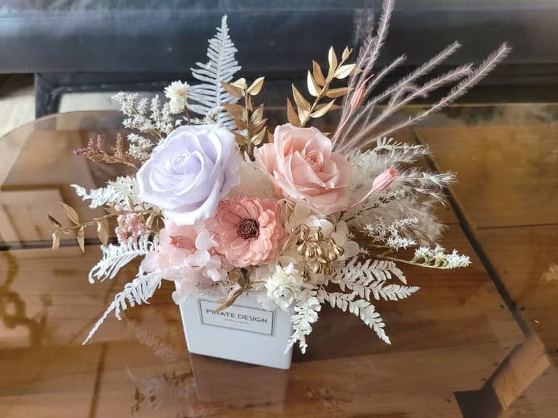 秋日浪漫 妝點輕奢優雅生活 永生盆花