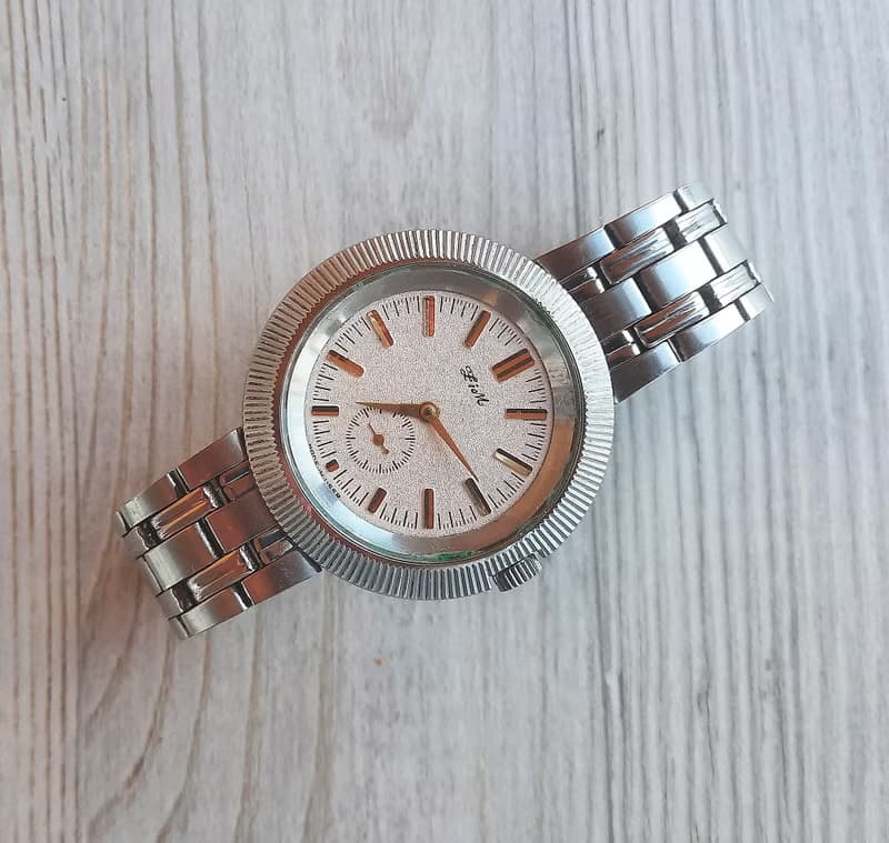 ZIM Soviet wind up mens watch 17 jewels – nice dial vintage 1960 wrist watch