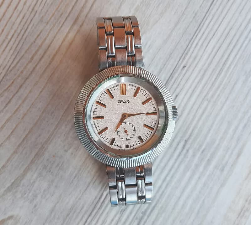 ZIM Soviet wind up mens watch 17 jewels – nice dial vintage 1960 wrist watch