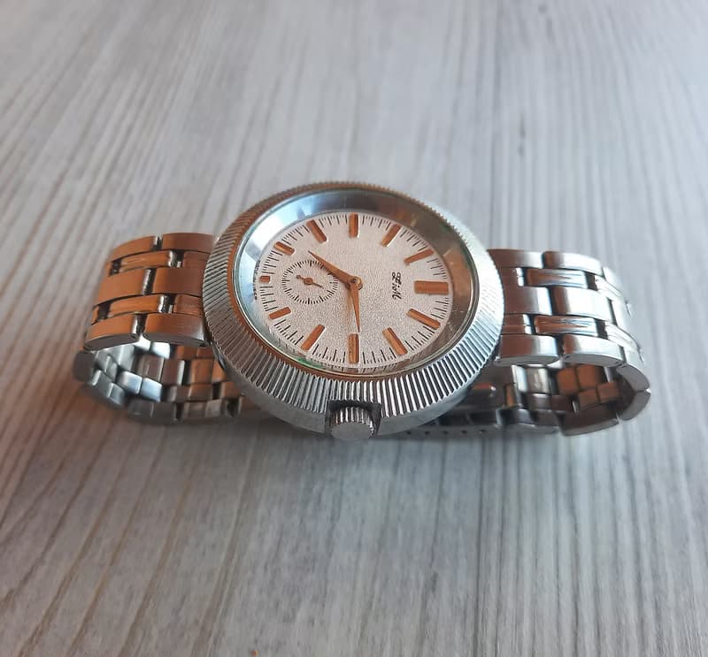 ZIM Soviet wind up mens watch 17 jewels – nice dial vintage 1960 wrist watch