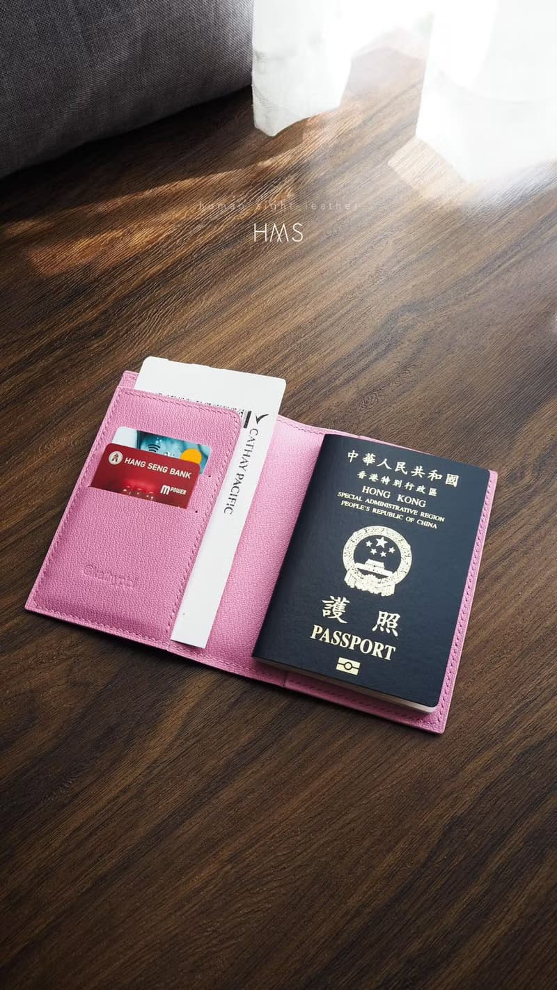 法國山羊皮 Passport 皮套