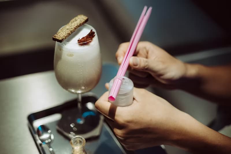 【吸吸管】-Pink 244-  打開清洗、捲曲收納、直接戳膜好方便