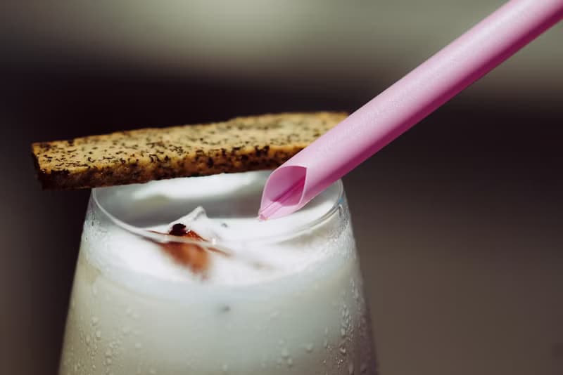 【吸吸管】-Pink 244-  打開清洗、捲曲收納、直接戳膜好方便