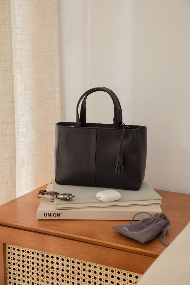 Lukbag Studio|流蘇手提兩用小方包|經典黑【母親節禮盒】快速出