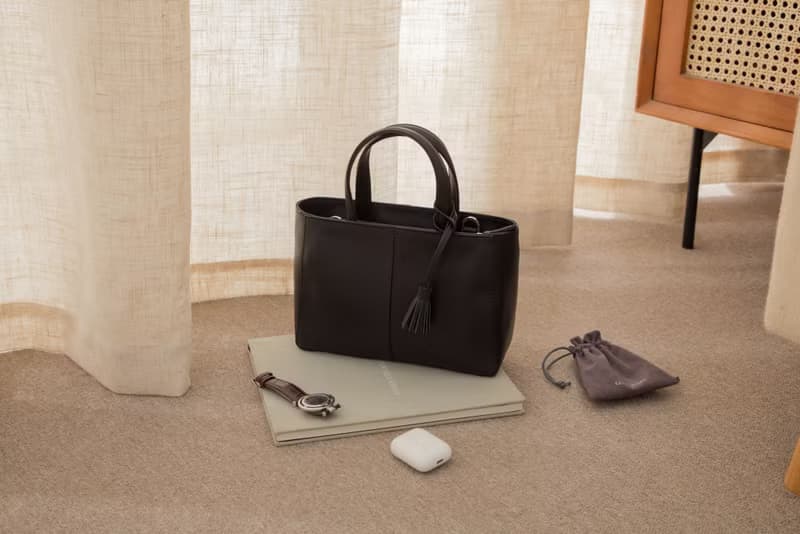 Lukbag Studio|流蘇手提兩用小方包|經典黑【母親節禮盒】快速出