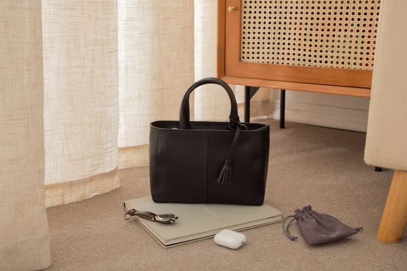 Lukbag Studio|流蘇手提兩用小方包|經典黑【母親節禮盒】快速出