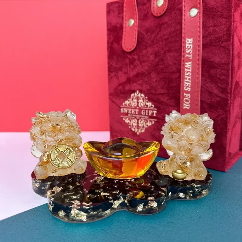 水晶小貔貅 新年禮盒 | 新春禮物 新年裝飾 恭喜發財 紅包拿來