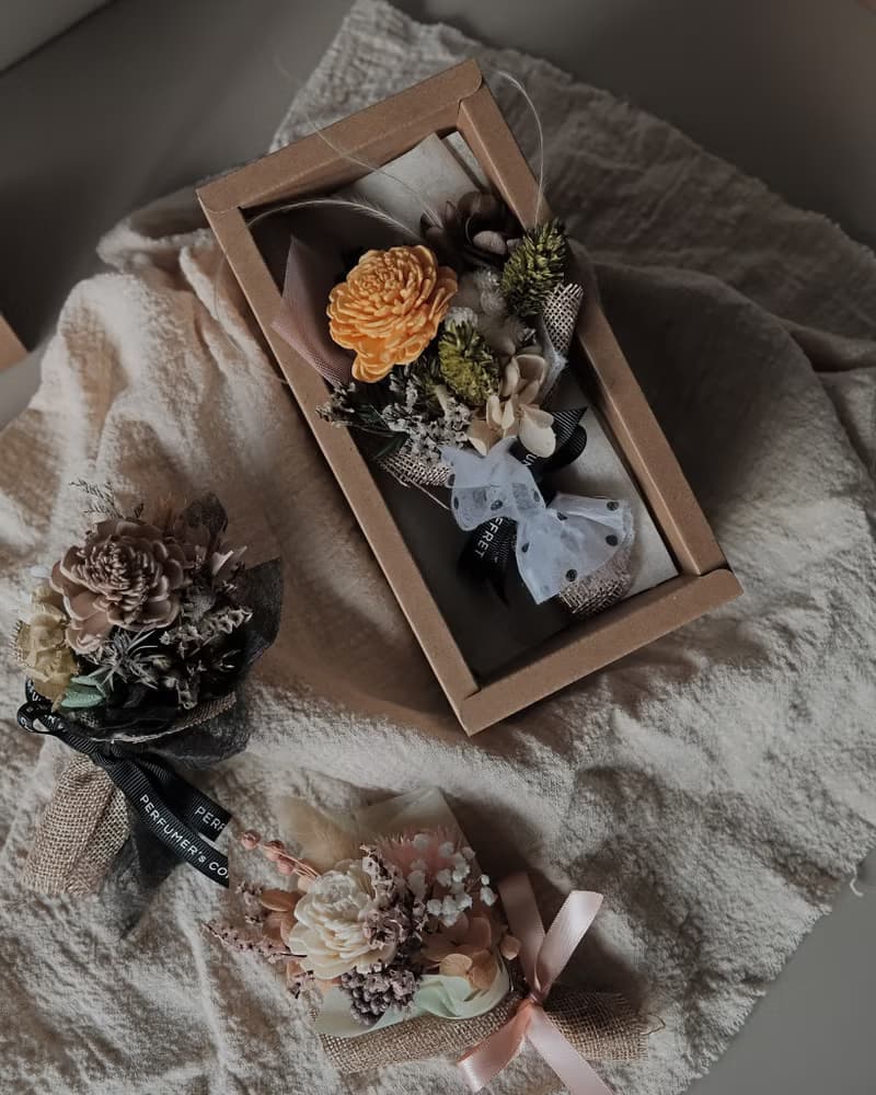 xuli.96 旅行小花束 序曲小花束禮盒 永生花生日禮物 禮物
