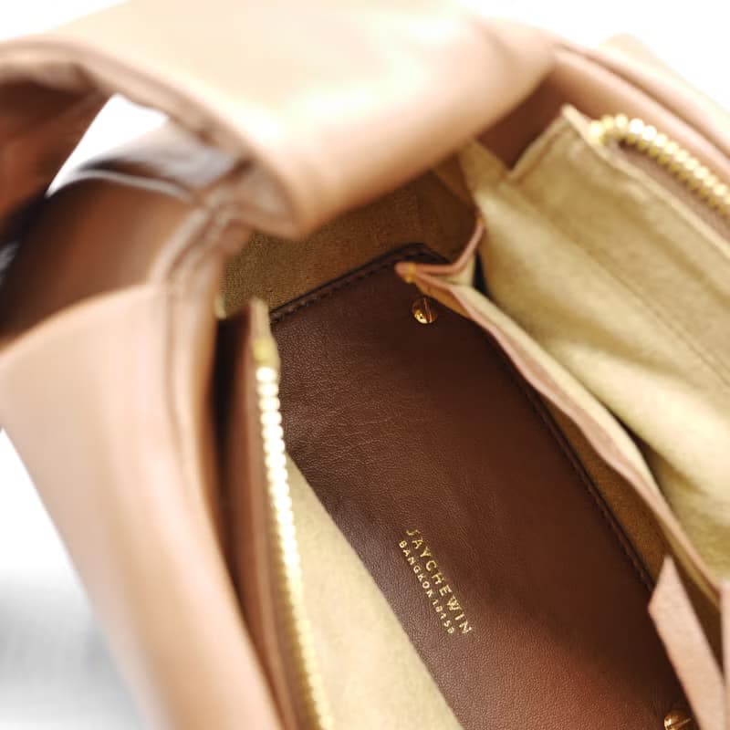 Jaychewin Garrett Handbag 泰國皮包 - Tan Lambskin 小羊皮