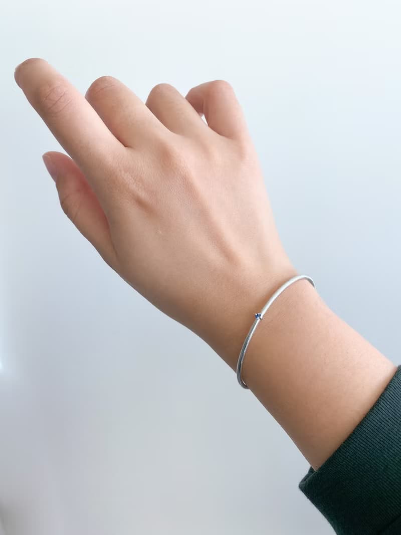 【日常之美】迷你寶石 everyday bangle 純銀 手環 手鐲