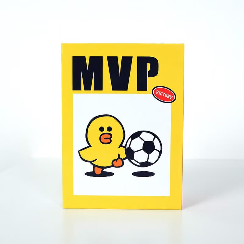 LINE FRIENDS書本桌鐘- 年度MVP 足球莎莉 (無鬧鐘)