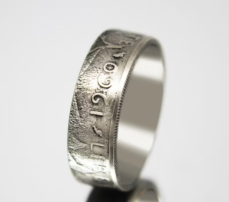 France Coin Ring 1 franc 1960 coin rings for men coin rings for women