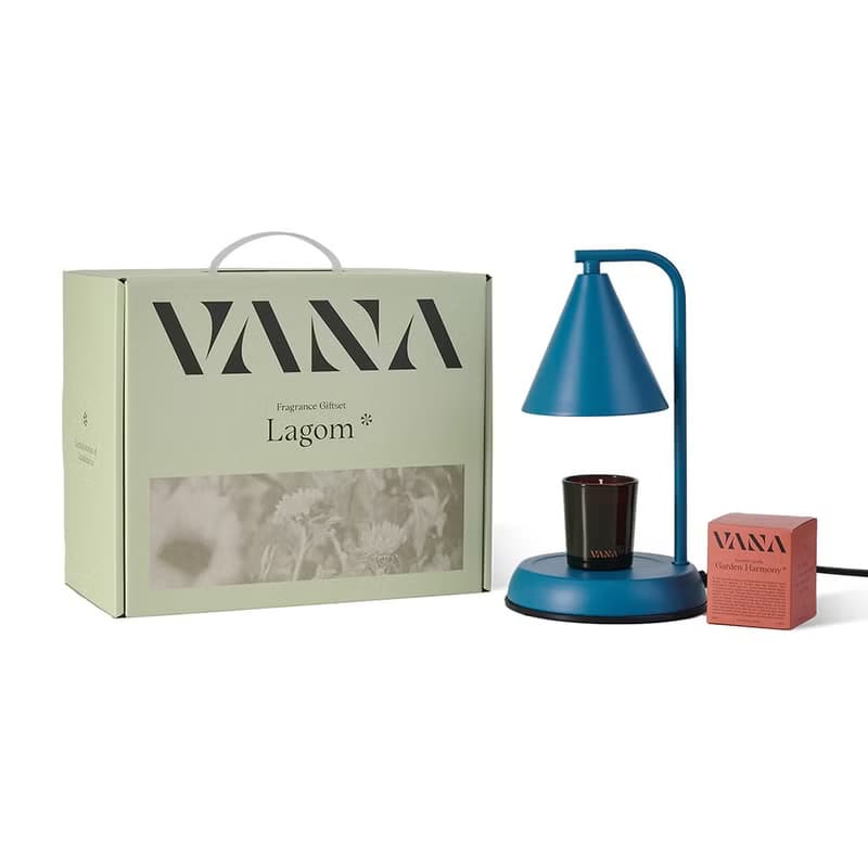Lagom No.24 幾何金屬款香氛暖燈禮盒 享保固 純天然植物蠟燭