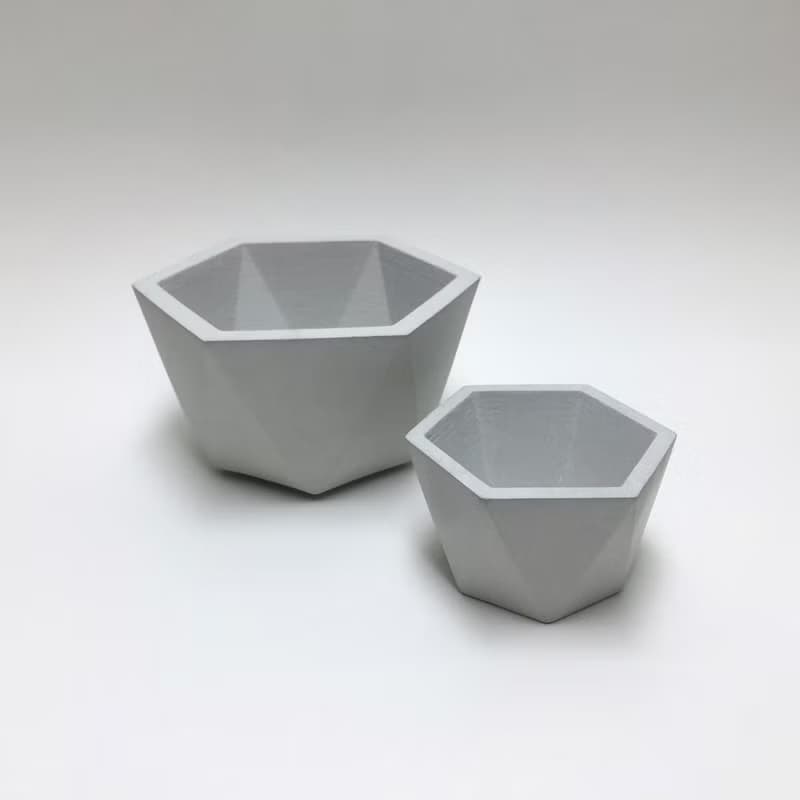 六角幾何水泥盆