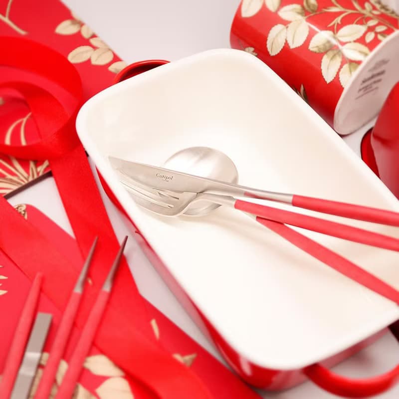 葡萄牙Cutipol GOA系列紅柄主餐三件組(刀叉匙)