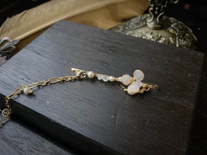 swarovski水晶珍珠 跳舞香水多變化髮飾