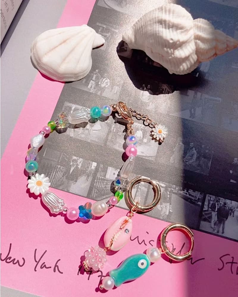 【熱賣】水晶 玻璃珠 貝母 淡水珍珠手鍊 | Y2K 千禧風飾物