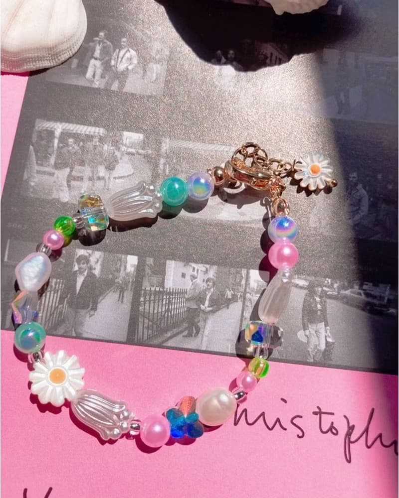 【熱賣】水晶 玻璃珠 貝母 淡水珍珠手鍊 | Y2K 千禧風飾物