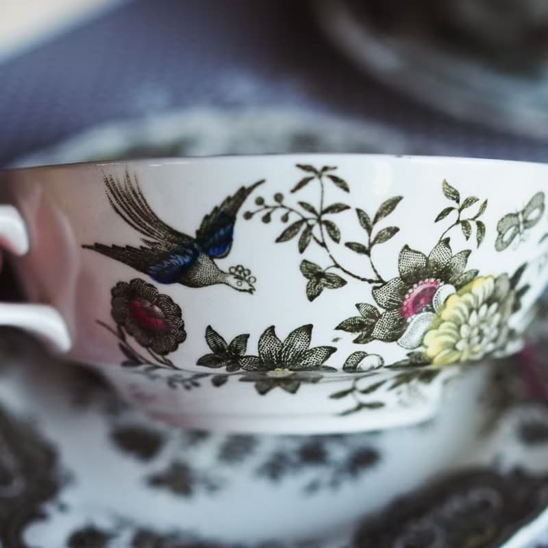 1960年英國 Ridgway Staffordshire 大 杯碟組