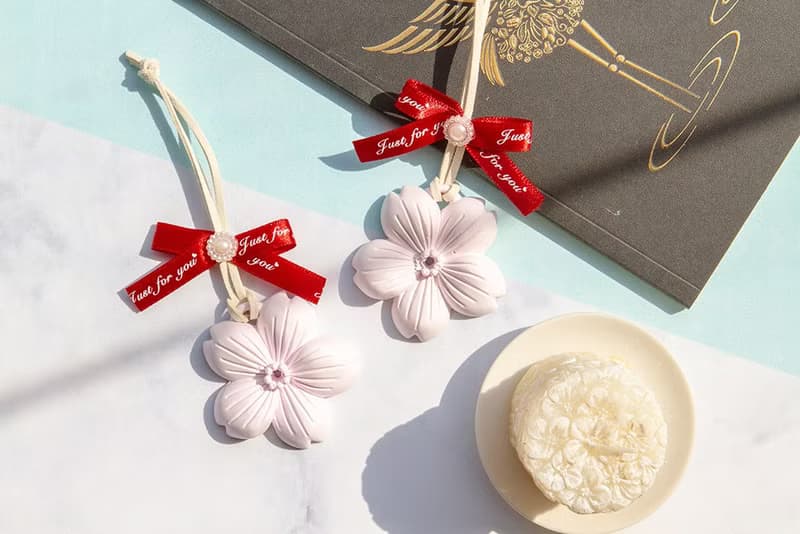 櫻花擴香石掛飾(長Tiffany盒) 婚禮小物 情人節 畢業 生日禮物
