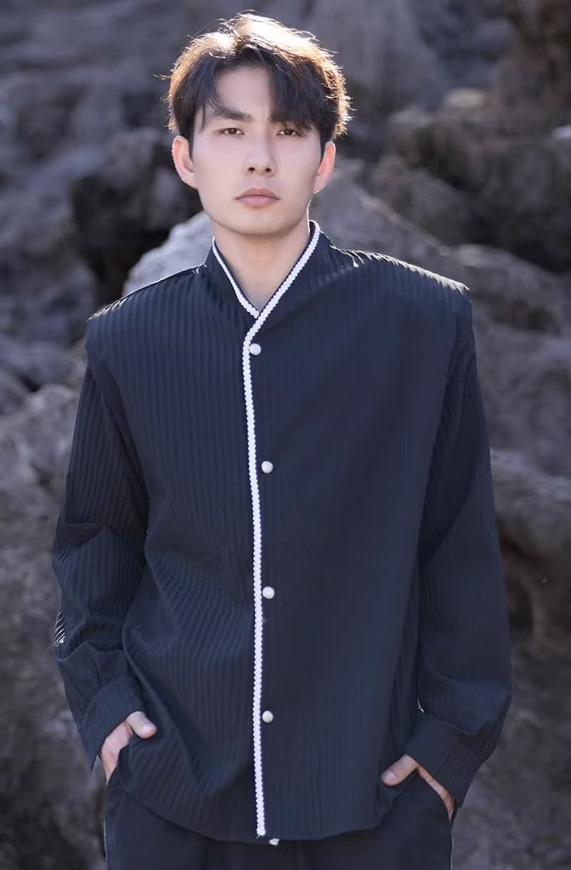 中式復古 肌理感漢服襯衫上衣