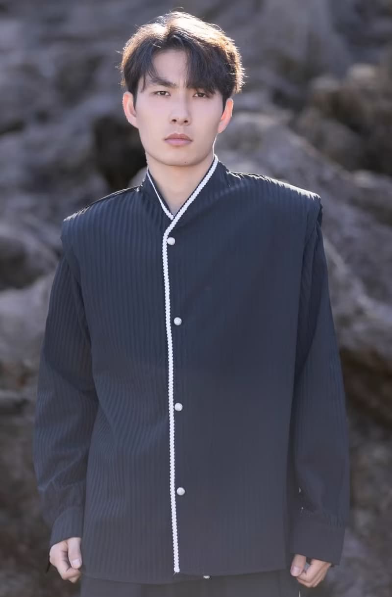 中式復古 肌理感漢服襯衫上衣