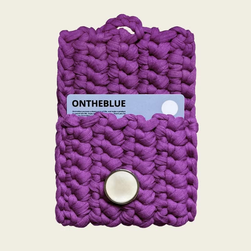 ontheblue button case _ purple