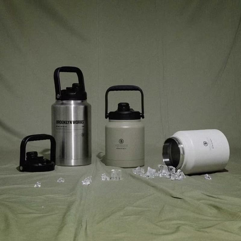 BROOKLYNWORKS 2.5L 不鏽鋼保冰水壺-棕色