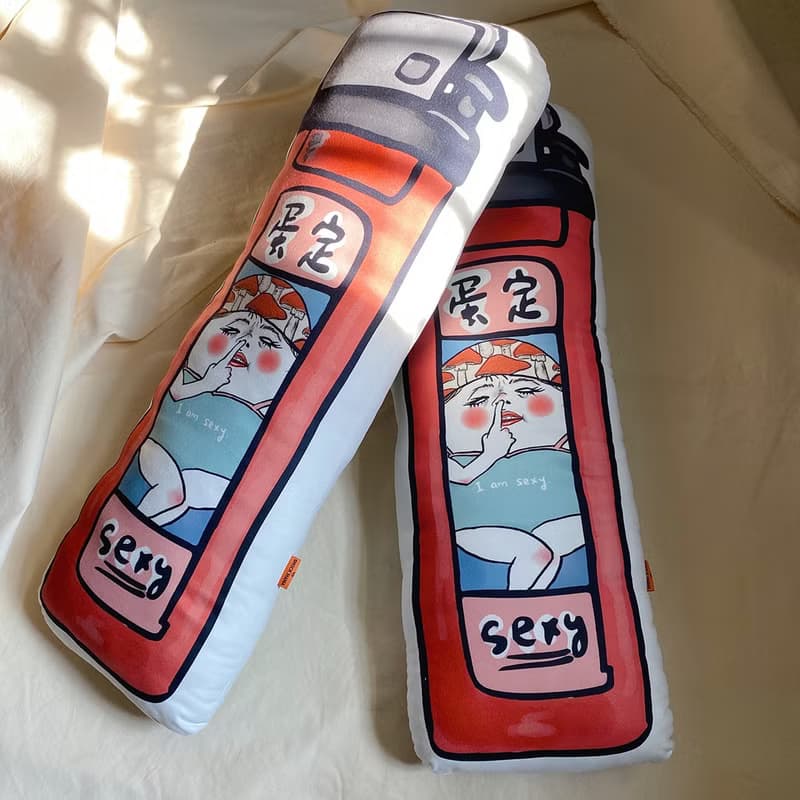 賴打/打火機 抱枕 雙面設計
